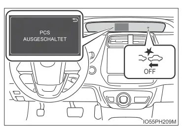 Toyota Prius. Verwendung der Fahrerassistenzsysteme