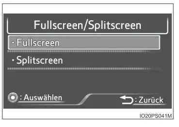 Toyota Prius. Hauptanzeige