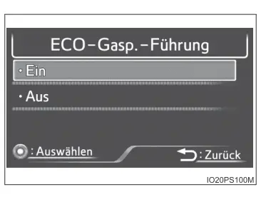 Toyota Prius. Multi-Informationsdisplay