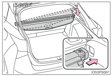 Toyota Prius. Verwendung der Ablagemöglichkeiten