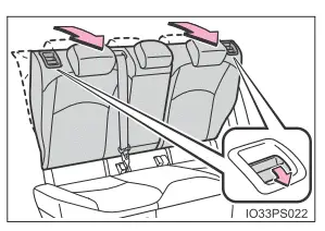 Toyota Prius. Einstellen der Sitze