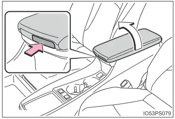 Toyota Prius. Verwendung der Ablagemöglichkeiten