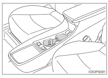 Toyota Prius. Verwendung der Ablagemöglichkeiten